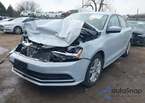 2017 Volkswagen Jetta 1.4T S z USA, uszkodzony, nr VIN 3VW2B7AJ0HM363956